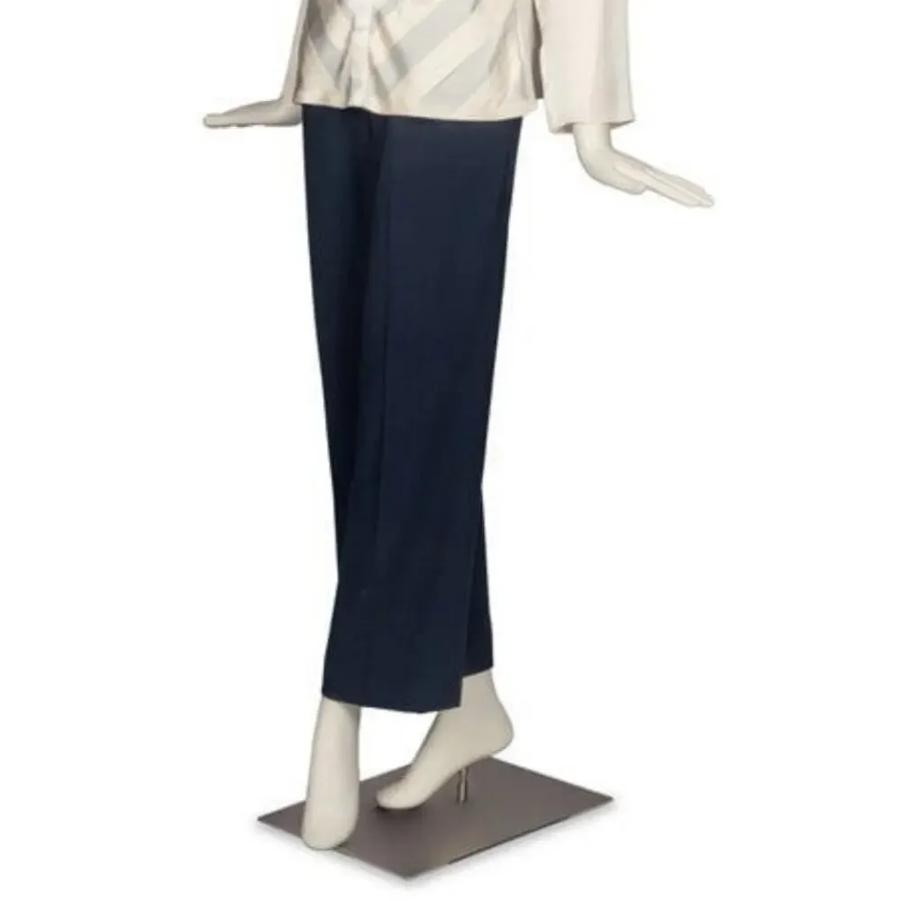 VTG CHANEL 1994 Wide Leg Wool Pants US 8 FR40 Karl Lagerfeld Silk Lined Trousers